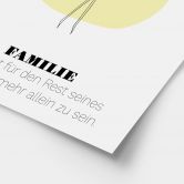 Personalisierbares Poster Monatsblume März 