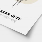 Personalisierbares Poster Monatsblume November 