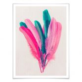 Poster Kubistika - Feder Bouquet 