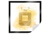 Poster Eau de Parfum Aquarel - bont (4-delig) 