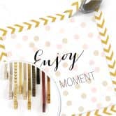 Poster Confetti & Cream - Enjoy every Moment 