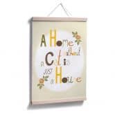 Poster Loske - A home without a cat is just a hous 