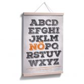 Poster Alphabet für Pessimisten 