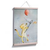 Poster Loske - Katze mit Ballon 