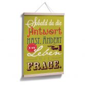 Poster Sobald du die Antwort hast... 