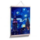 Poster Bleichner - New York bei Nacht 