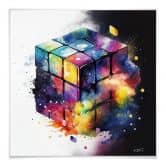 Poster Heine - Magischer Zauberwürfel - Rubik's Cube - Quadratisch 