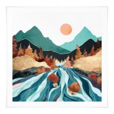 Poster Berg Land Fluss - SpaceFrog Designs 