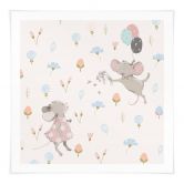 Poster Kleine Mäuse mit Luftballons - UN Designs 