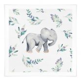 Plakat Sød babyelefant mellem boho-grene - UN Designs 