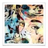 Poster Zamart - Hommage an Miro - Die Träne - Quadratisch 
