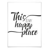 Poster - This is my happy place 