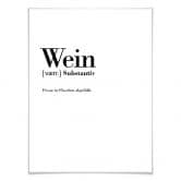 Poster Grammatik - Wein 