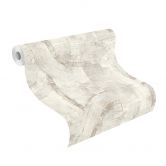 Rasch Vliestapete, Mustertapete Composition offwhite 
