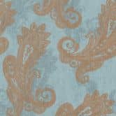 Rasch Vliestapete, Mustertapete Indian Style hellblau 
