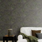 Rasch Vliestapete Kimono anthrazit 
