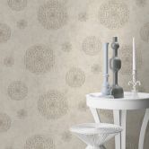 Rasch Vliestapete Rock'n Rolle beige 