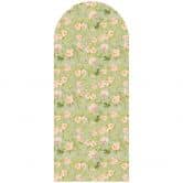 Wandtattoo Rundbogen Wandpaneel Rosengarten - UN Design - schmal 