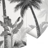 Exotische palmen landschap Fotobehang - rond - vliesbehang/zelfklevend vliesbehang 