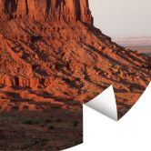 Fototapete Felsformation in Monument Valley - Hugonnard - Rund - Selbstklebend/Vlies 