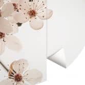 Fotobehang tak met witte kersenbloesems - Sisi & Seb - Rond 
