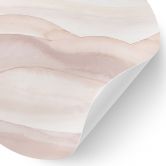 Wall sticker Gentle hills in watercolor - Bloomery Decor - Round 