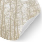 Stille vinter skov Wallsticker - Böhmer - Rund 