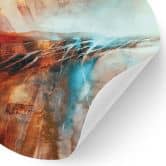 Sticker mural Horizon lumineux sur l'eau - Schmucker - Rond 