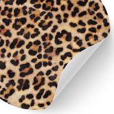 Wandtattoo Wilder Leopard - Animal Print - Tunaboylu - Rund 
