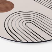 Alu-Dibond 1X Studio - Archs and Buds - Rund 