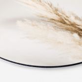 Alu-Dibond 1X Studio - Gebundenes Pampasgras - Rund 