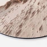 Alu-Dibond 1X Studio - Sandstrand - Rund 