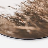 Tableau sur alu-Dibond Annie - Herbes des prés - Rond 