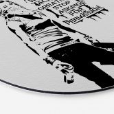 Alu-Dibond Banksy - Achieve Greatness - Rund 
