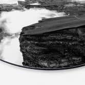 Wandbild Blick auf die Alpen - Berglandschaft der Dolomiten - Alu-Dibond 