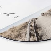 Wandbild Blick auf die Ostsee - Alu-Dibond Rund 