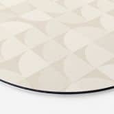 Wanddecoratie in retro-stijl - Bloomery Decor - Aluminium dibond rond 