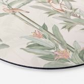 Wandbild Tropischer Wald mit Kakadus - Bloomery Decor - Alu-Dibond Rund 