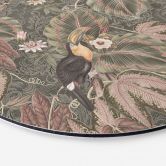 Wandbild Tukan im Tropenwald - Bloomery Decor - Alu-Dibond Rund 