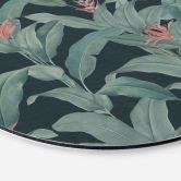 Tableaux Urban Jungle Feuilles tropicales Vert - Bloomery Decor - Alu-Dibond Rond 