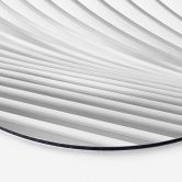 Alu-Dibond Budny - Harmonische Linien - Rund 