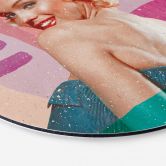 Rundes Wandbild Demir - Marilyn is back - Alu-Dibond 