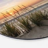 Alu-Dibond Wall Circle Dunes at sunset 