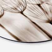 Wandbild Fliegerschirmchen - Alu-Dibond Rund 
