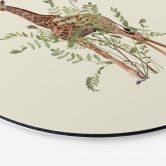Wandbild Florale Giraffe - Frida Floral Studio - Alu-Dibond - Rund 