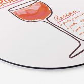 Rundes Wandbild Fritsch - Aperol Spritz - Alu-Dibond 