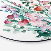 Wandbild Wildblumen Bouquet im Frühling - Goed Blauw - Alu-Dibond Rund 