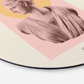 Wandbild Statue der Göttin Artemis - Grace Digital Art - Alu-Dibond - Rund 