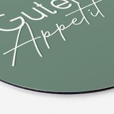Wandbild Guten Appetit - Rund - Alu-Dibond 