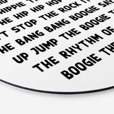 Wandbild I said a hip hop - Alu-Dibond Rund 